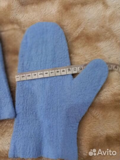 Варежки валяные