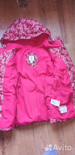 Пуховик lands END 7-8 лет