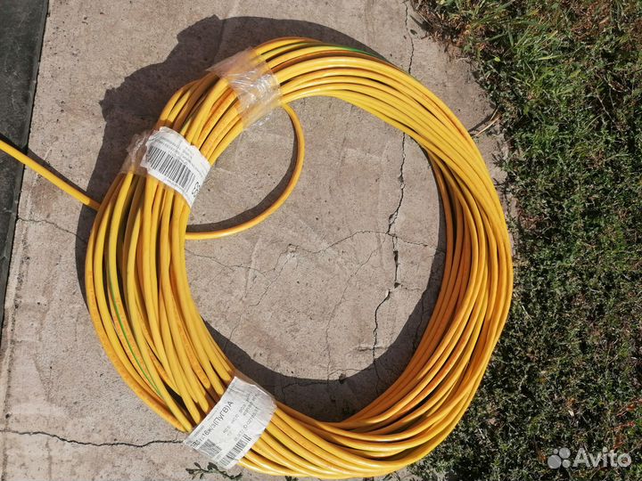 Провод медный 16 мм кв. мпвз 1x16ж/з 50 метров