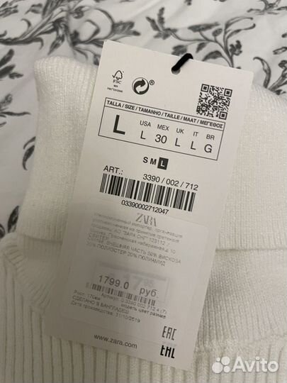 Водолазка zara новая