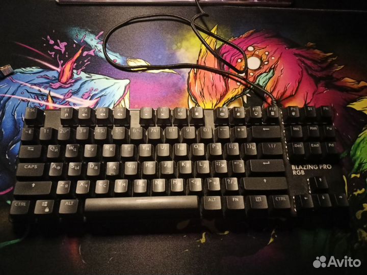 Игровая мех. клавиатура dexp Blazing PRO RGB