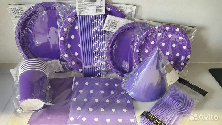 Одноразовая посуда для праздника