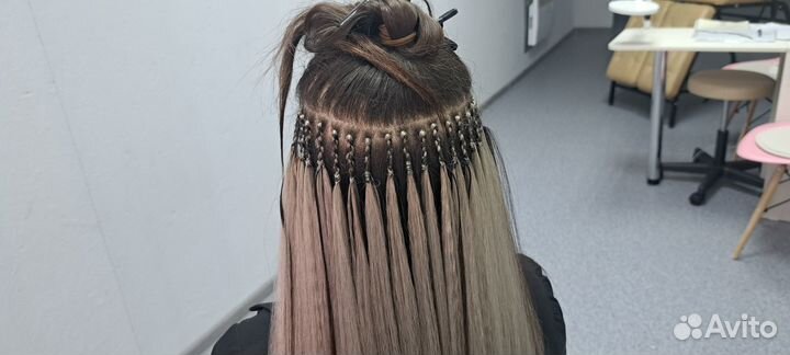 Афро наращивание волос. Скрытое окрашивание