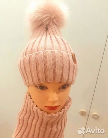 Шапка и снуд для девочки 5-7 лет