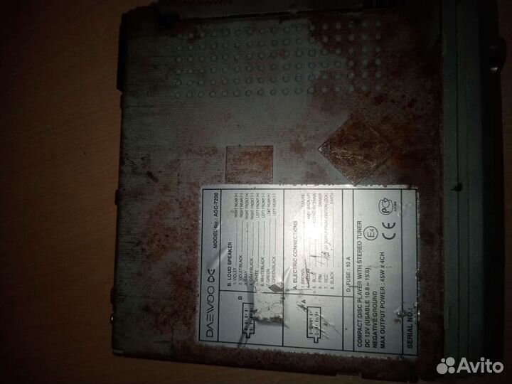 Магнитофон Дэу