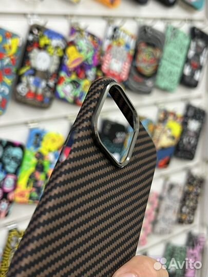 Чехол Kevlar iPhone 15 pro / 15pro max Не pitaka