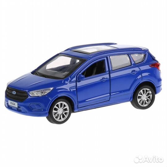 Машина Ford Kuga 12 см синяя металл инерция Технопарк kuga-BU