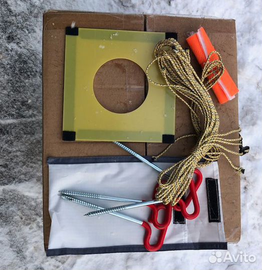 Зимняя палатка куб трехслойная