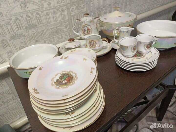 Винтажный столовый сервиз ГДР 