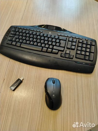 Беспроводная клавиатура и мышь logitech mx3200