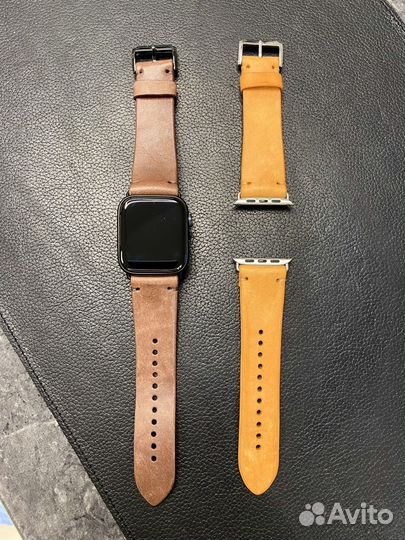 Ремешок на часы apple watch из итальянской кожи