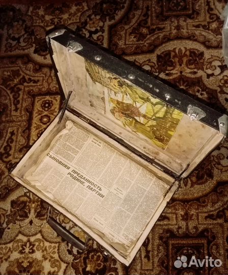 Старинный Антикварный Чемодан 1940-1960е года.ссср