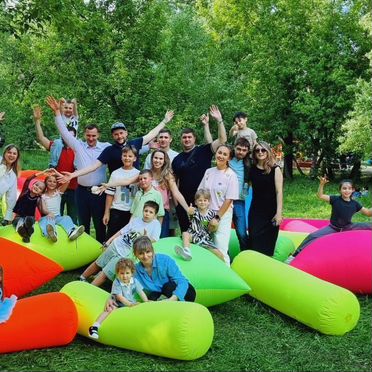 Игры с надувными подушками