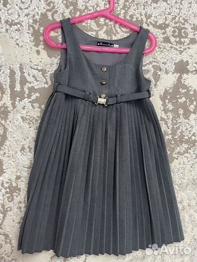 Сарафан школьный маленькая леди 128- 134