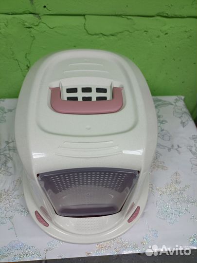 Кошачий лоток закрытый