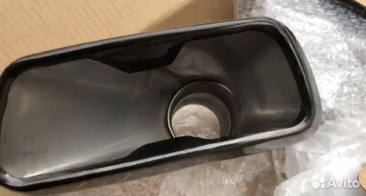 Насадки глушителя (выхлопа) bmw g30 m550 черные