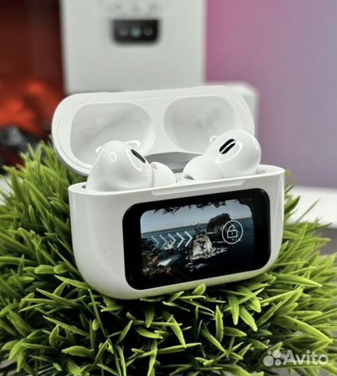 Беспроводные наушники Airpods Pro 2 с экраном