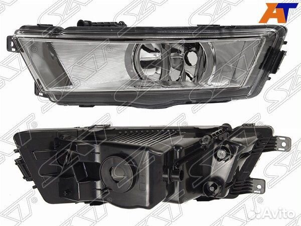 Фара противотуманная skoda rapid