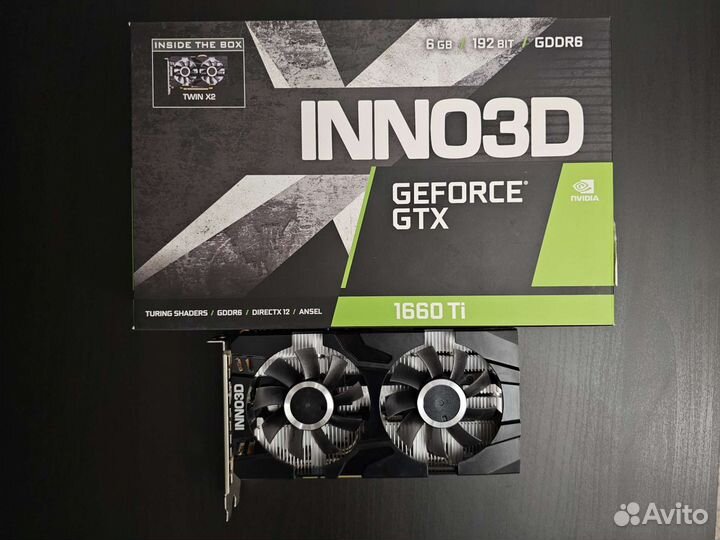 Видеокарта nvidia geforce gtx 1660 ti twin x2