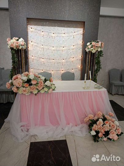 Оформление свадьбы,юбилей, аренда декора