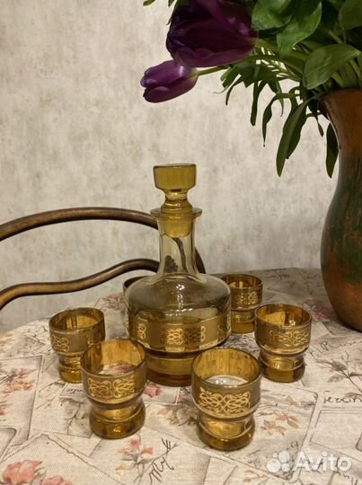 Графин 6 рюмок для водки СССР