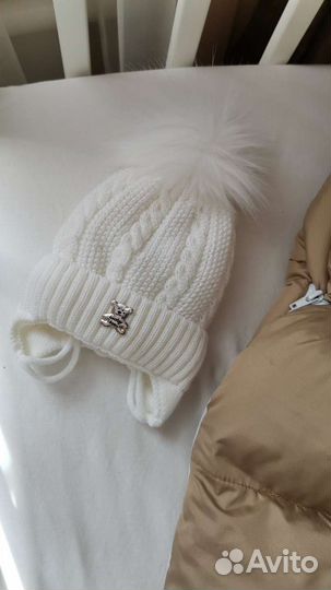 Конверт кокон на выписку. Комбенизон + шапка