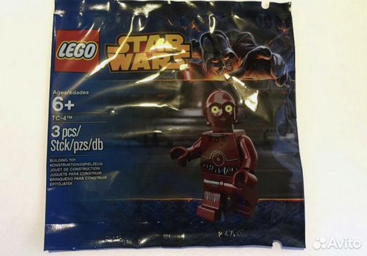 5002122 минифигурка «протокольный дроид TC–4»