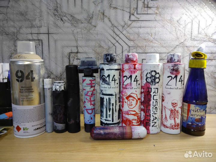 Краски, маркера, баллончик