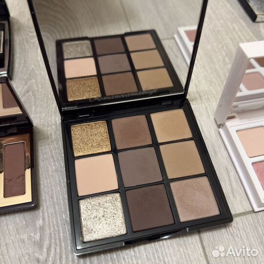Палетки теней dior, fenty beauty, romanova, CT