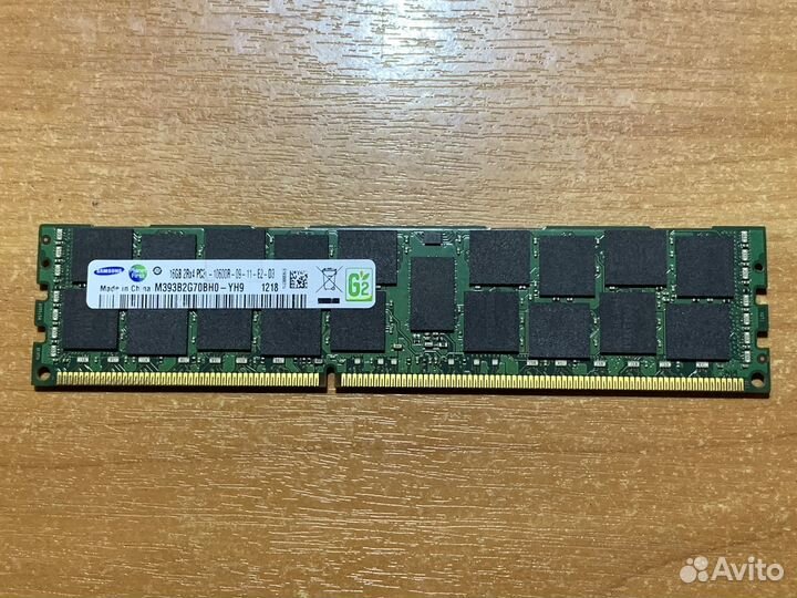 Серверная память 16GB DDR3 1333MHz Samsung ECC Reg