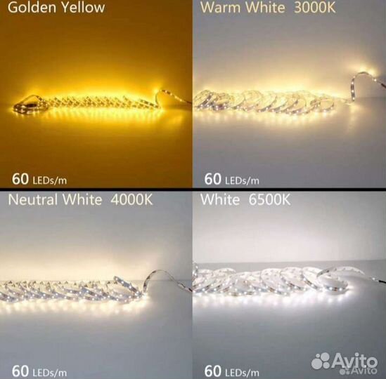 Лента светодиодная для зеркала 12 вольт