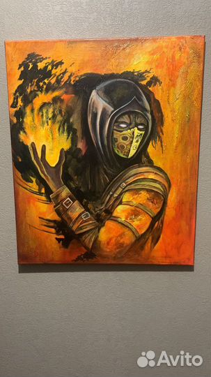 Коллекция картин серии Мортал Комбат. Акрил