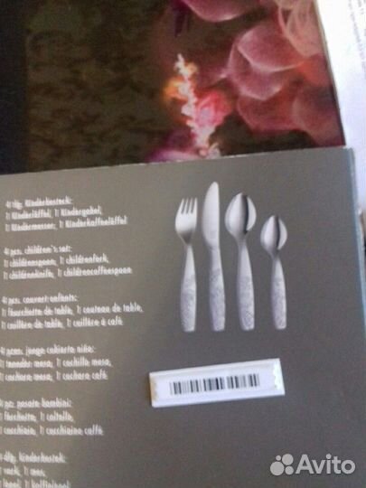 Новый набор детских столовых приборов