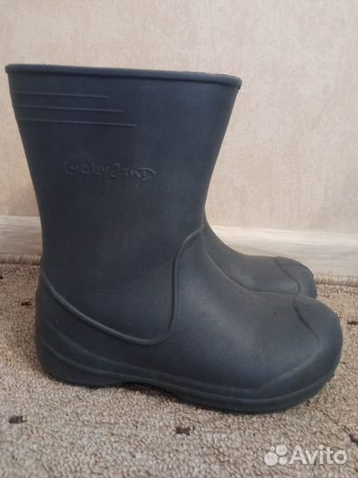 Детские резиновые сапоги