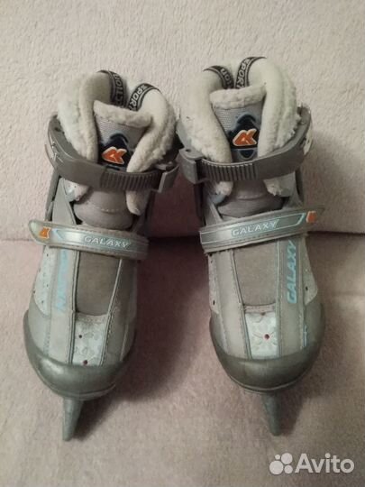 Коньки детские раздвижные 32 - 35