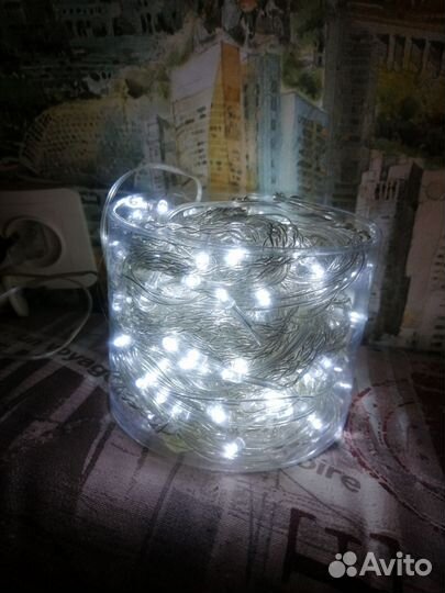 Гирлянда занавес 3х3 м