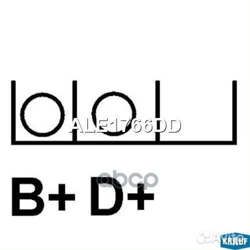 Генератор (75А) ALE1766DD Krauf