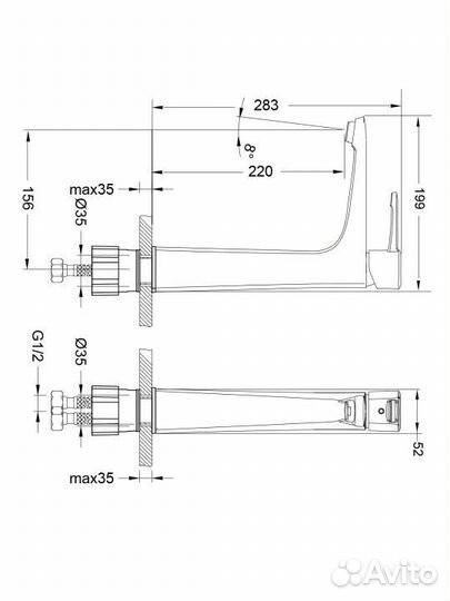 Смеситель для раковины Lemark Evitta LR0509C