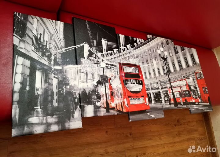 Модульная картина лондон (5 секций)