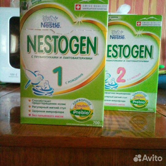 Детская смесь nestogen 1 и 2