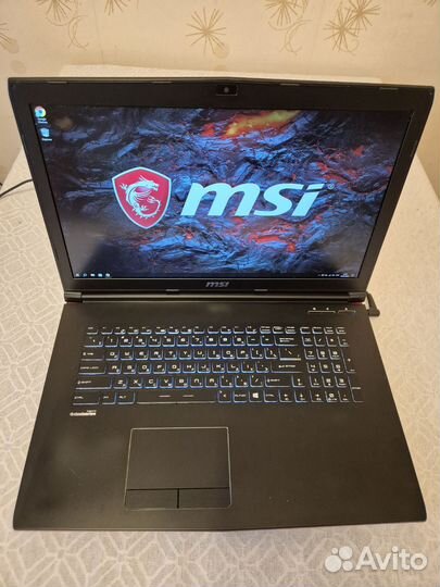 Игровой ноутбук MSI 17', i7, 1250Gb