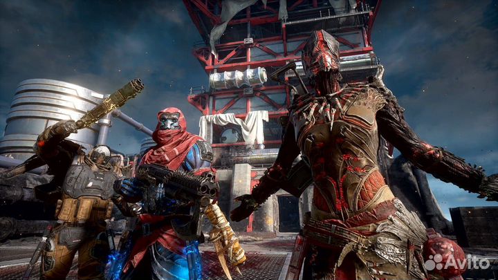 PS4 / PS5 диск Outriders,абсолютно новый,запечатан