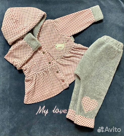 Вещи пакетом на девочку 56-68р