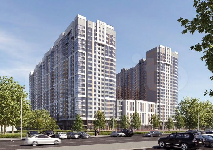 Квартира-студия, 25,4 м², 22/25 эт.