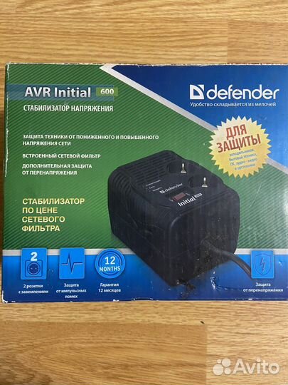 Стабилизатор напряжения AVR Initial 600
