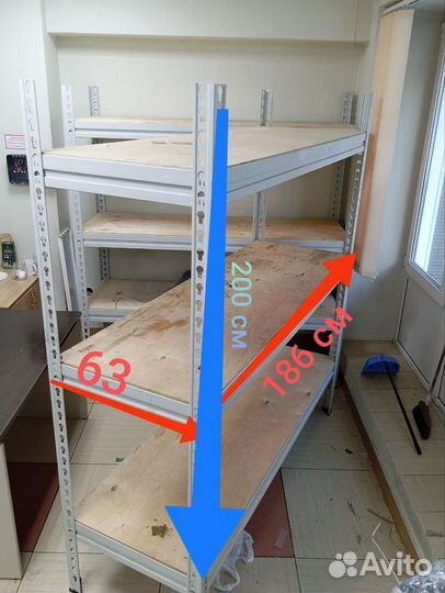 Стеллаж разборный металлический бу