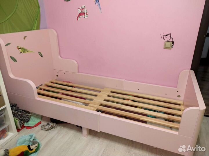 Кровать Бусунге Икеа, мебель для детской