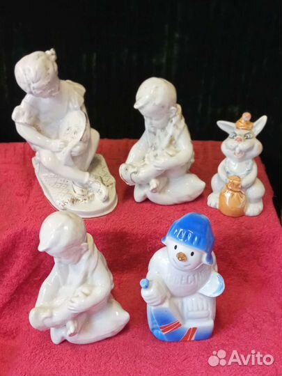 Фарфоровые статуэтки СССР. Песочное. Дулево