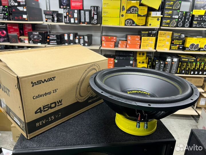 Сабвуферный динамик swat REV-15 v.2 15