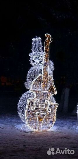 Уличные световые фигуры